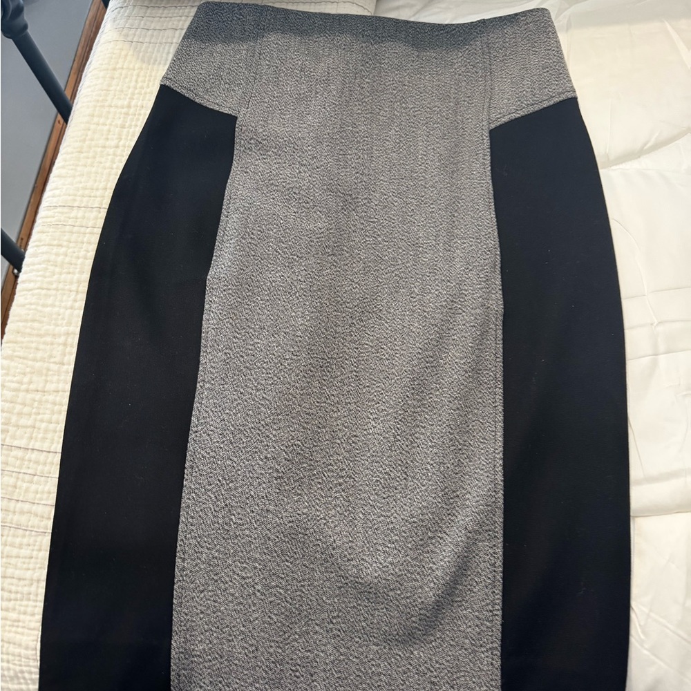 Express Black and Gray Pencil Skirt
